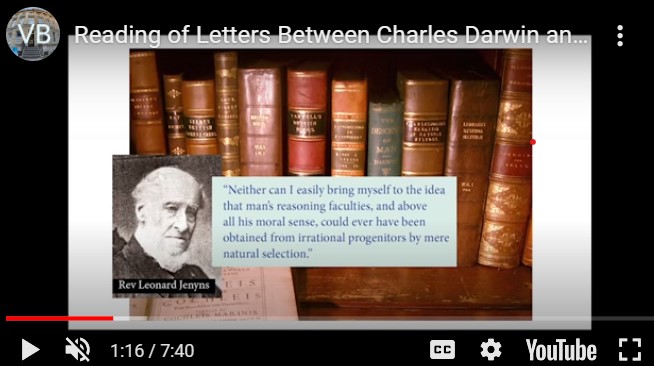 Letters Between the Friends Leonard Jenyns and Charles Darwin