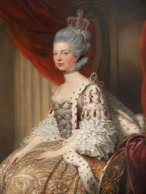 A portrait of Queen Charlotte