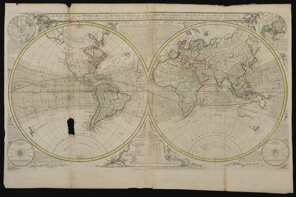A New Map of the World, Robert Sayer, c.1770