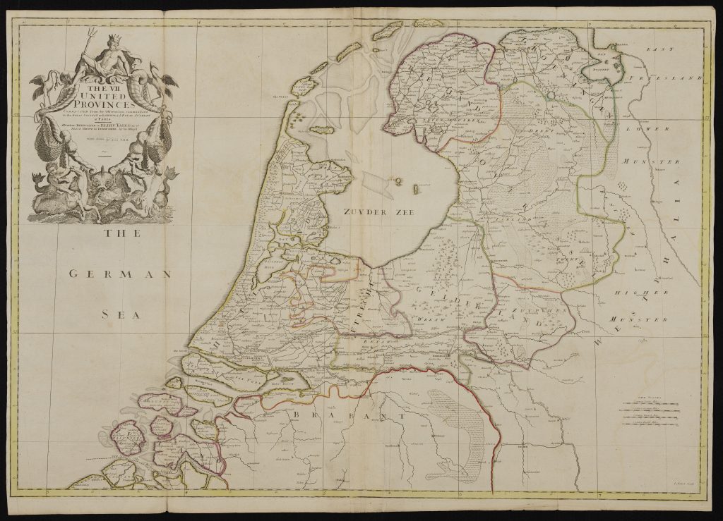 The VII United Provinces, John Senex F.R.S. 1709