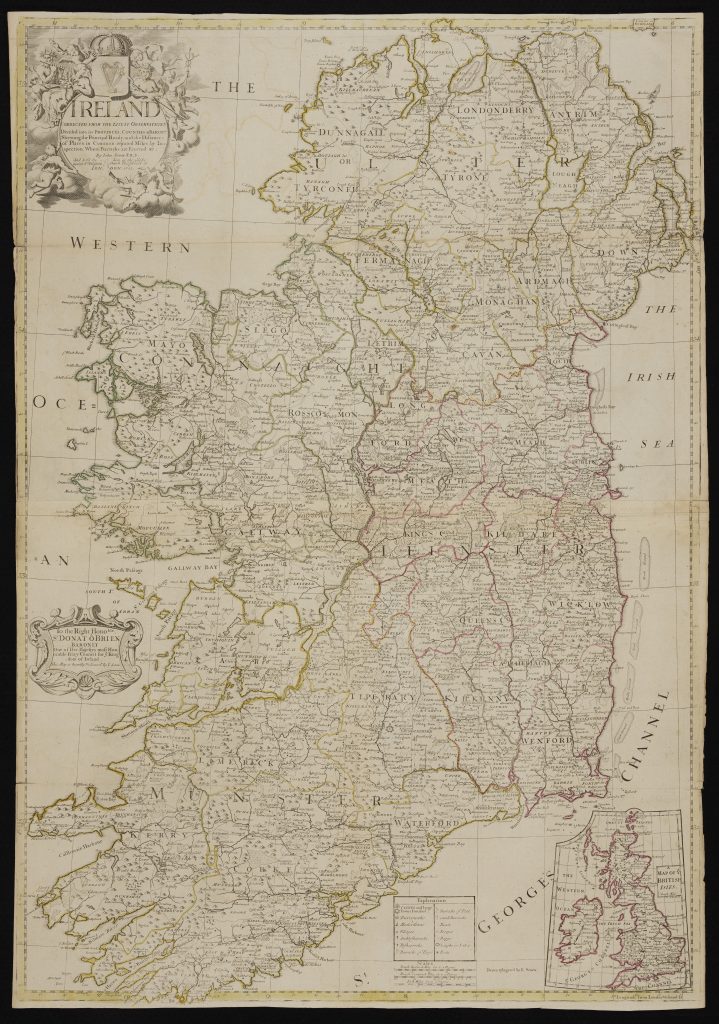 Ireland Corrected from the Latest Observations, John Senex F.R.S. c.1720